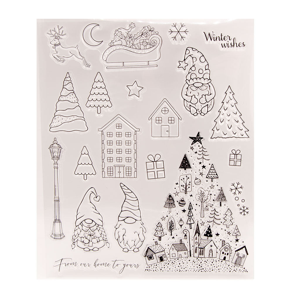 Christmas Gnome Clear Stamps