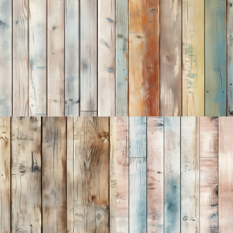 24PCS 6" Plank Scrapbook Paper & Cardstock