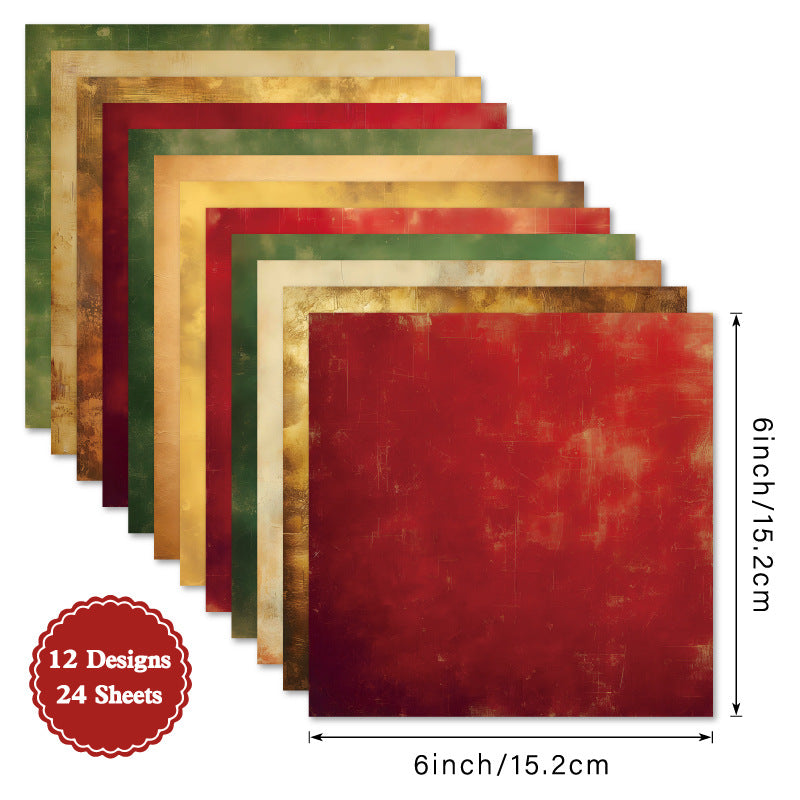24PCS 6" Tales Scrapbook Paper & Cardstock