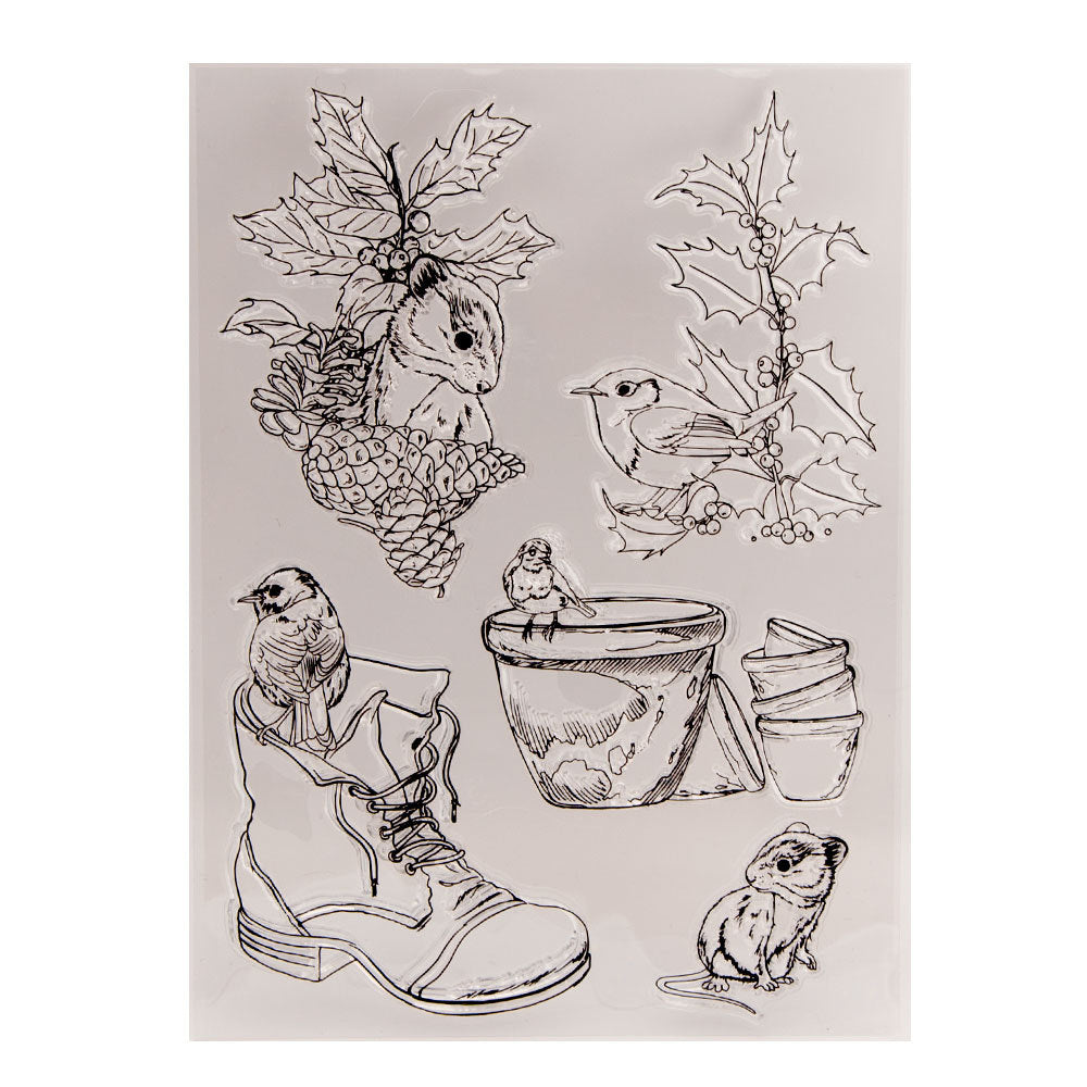 Bird Mouse Squirrel Clear Stamps