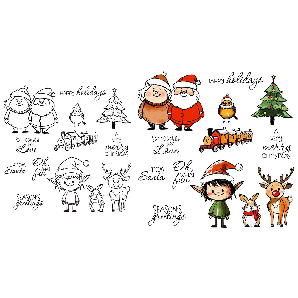 Winter Family Dies & Stamps Set