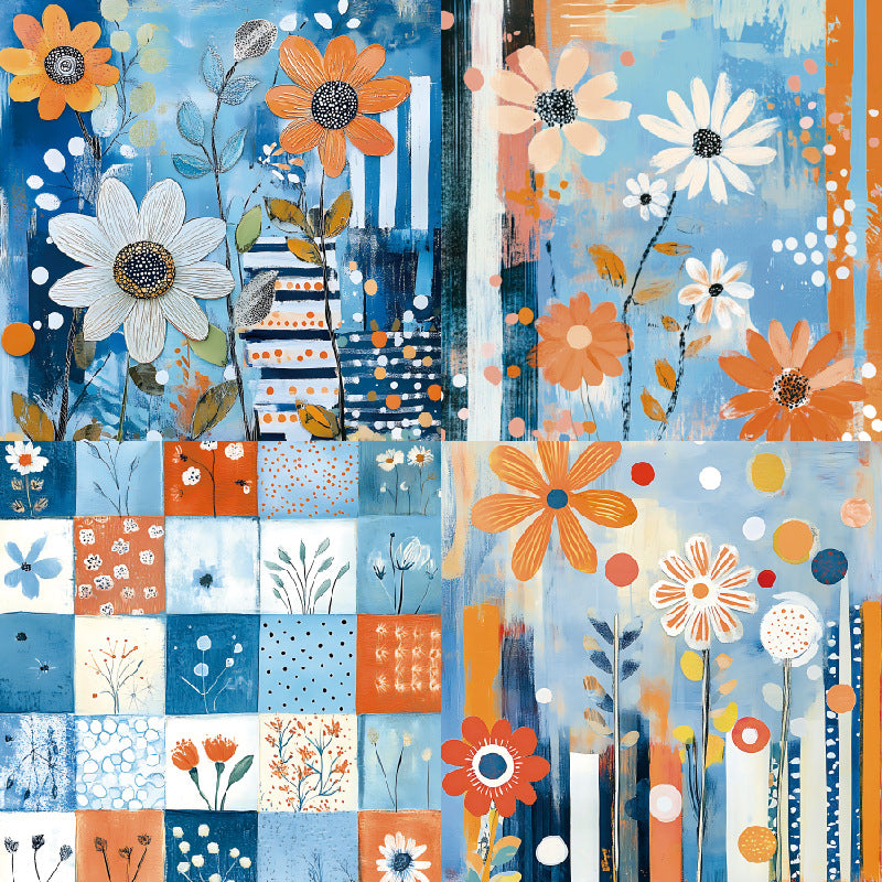 24PCS 6" Spring Scrapbook Paper & Cardstock