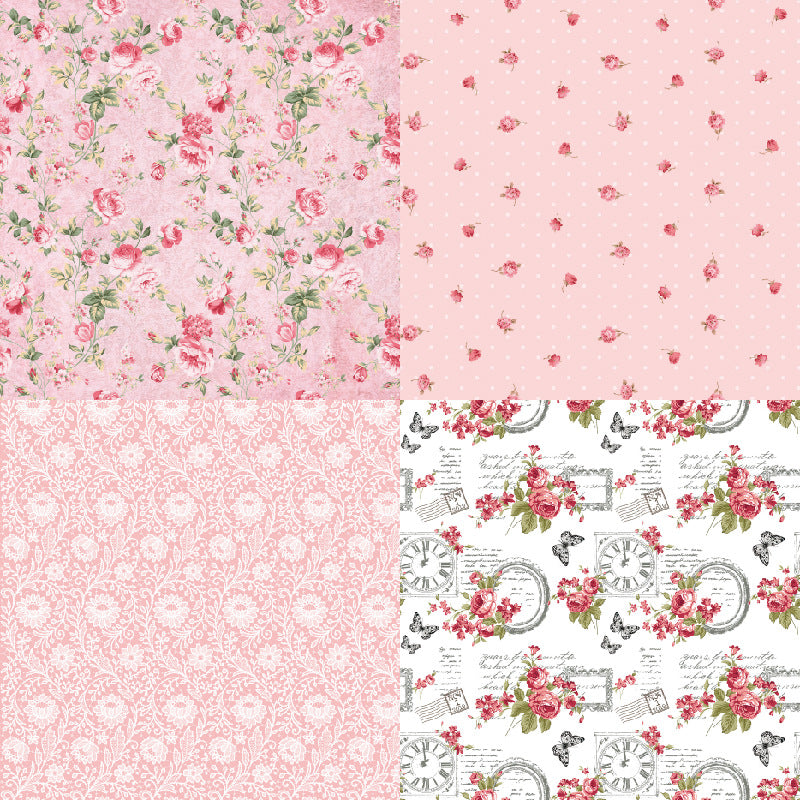 24PCS 6" Garden of Dreams Scrapbook Paper & Cardstock