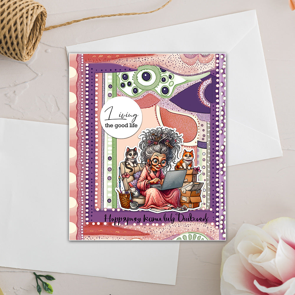 Fashionable Granny Clear Stamps