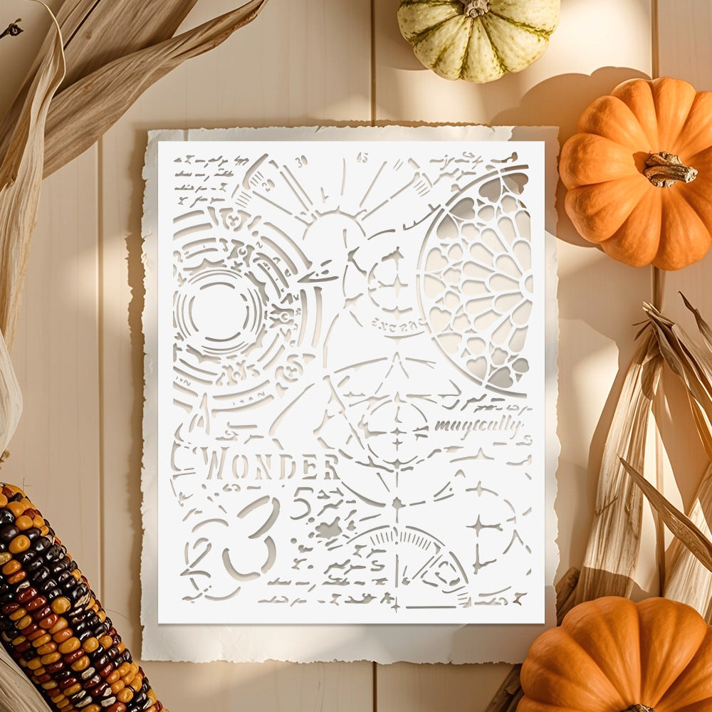 Time DIY Painting Hollow Stencil