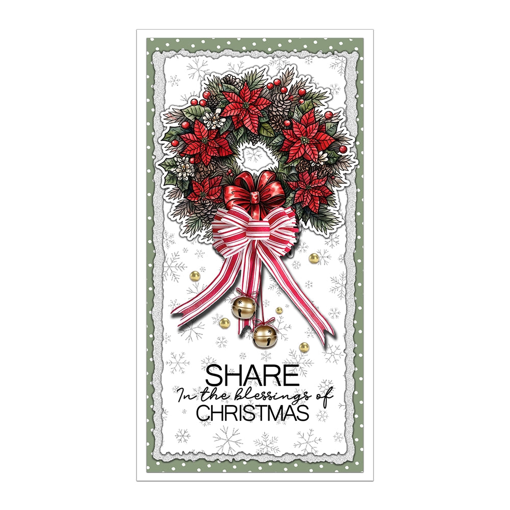 Christmas Wreath Dies & Stamps Set