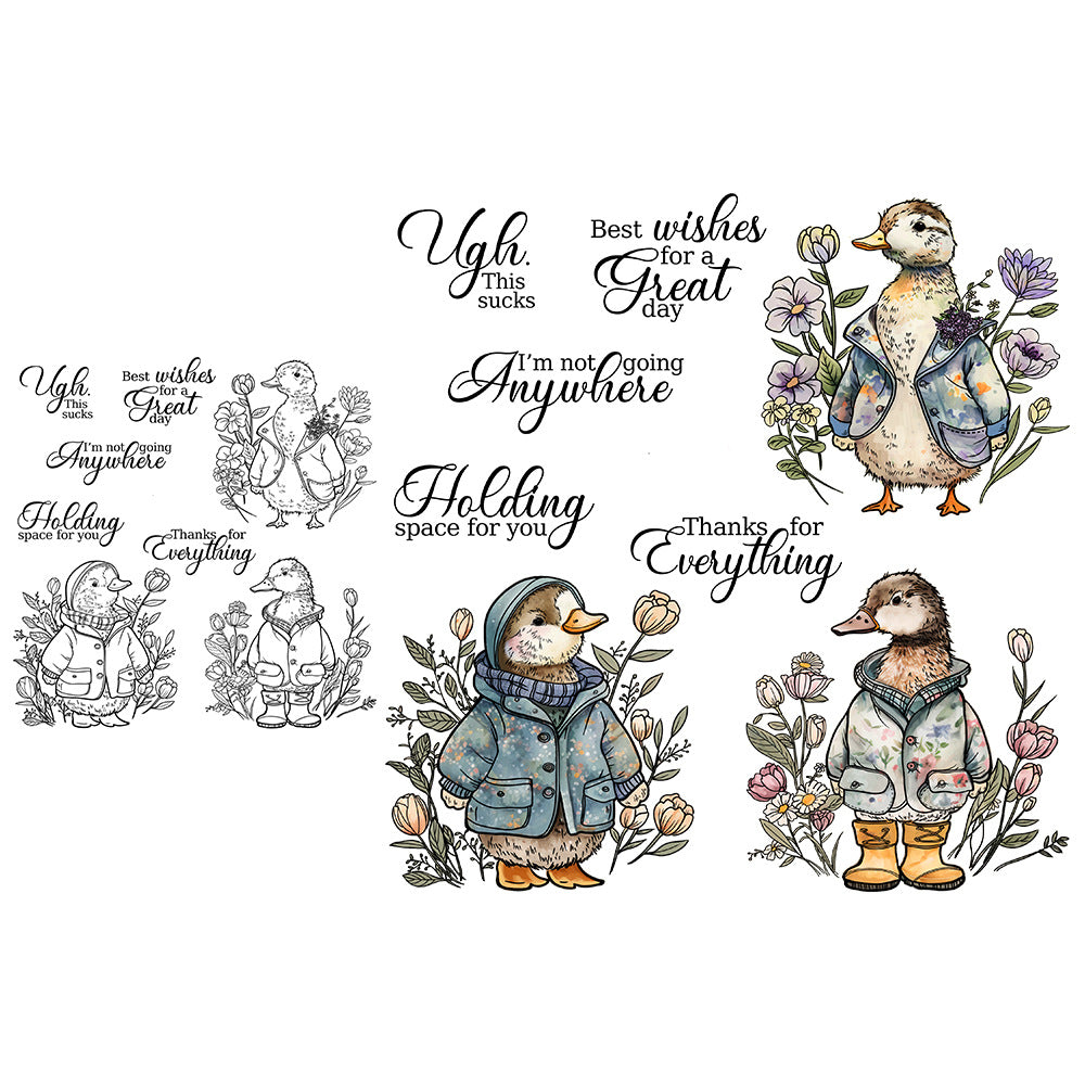 Cute Swan Dies & Stamps Set
