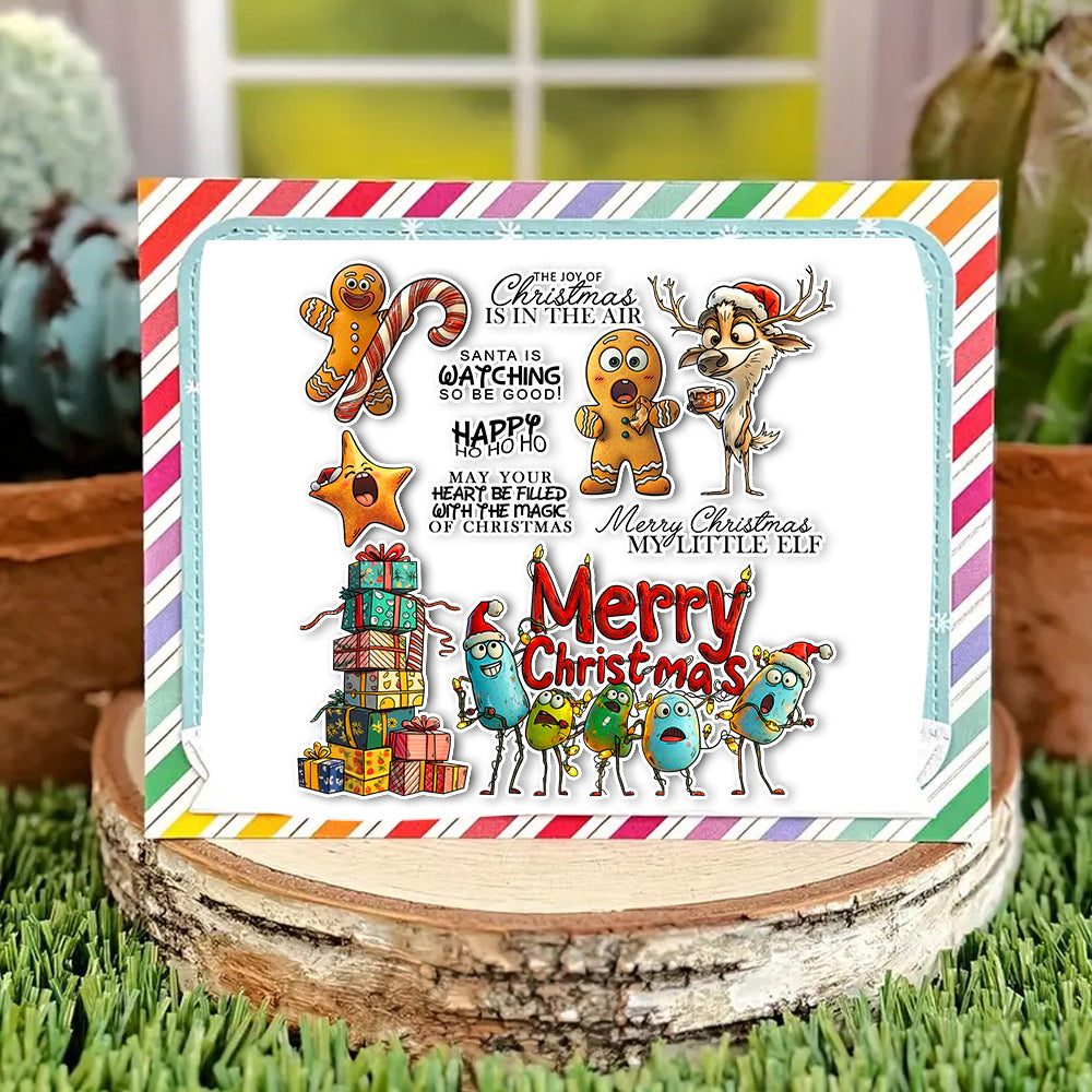 Christmas Theme Clear Stamps