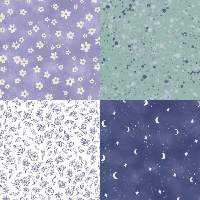 24PCS 6" Mauve Scrapbook Paper & Cardstock