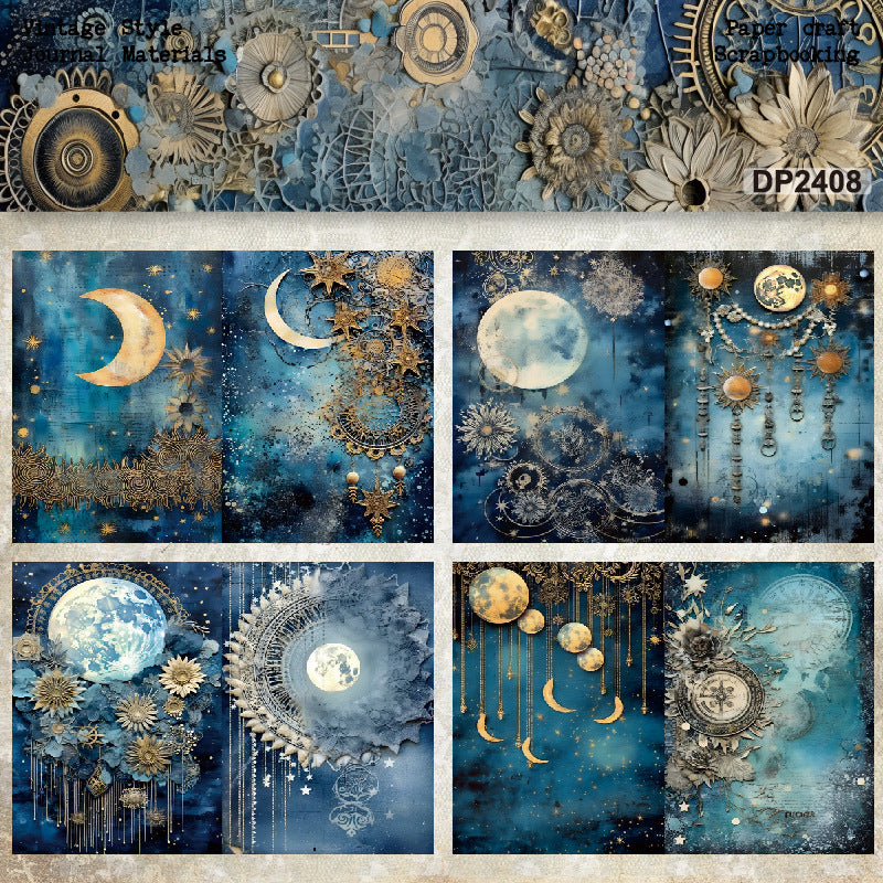 A5 Vintage Style Patterned Scrapbook Paper