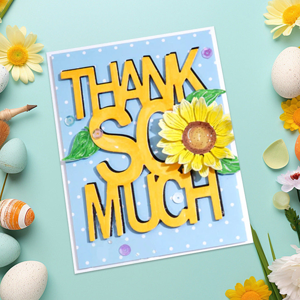 "Thank So Much" Metal Cutting Dies