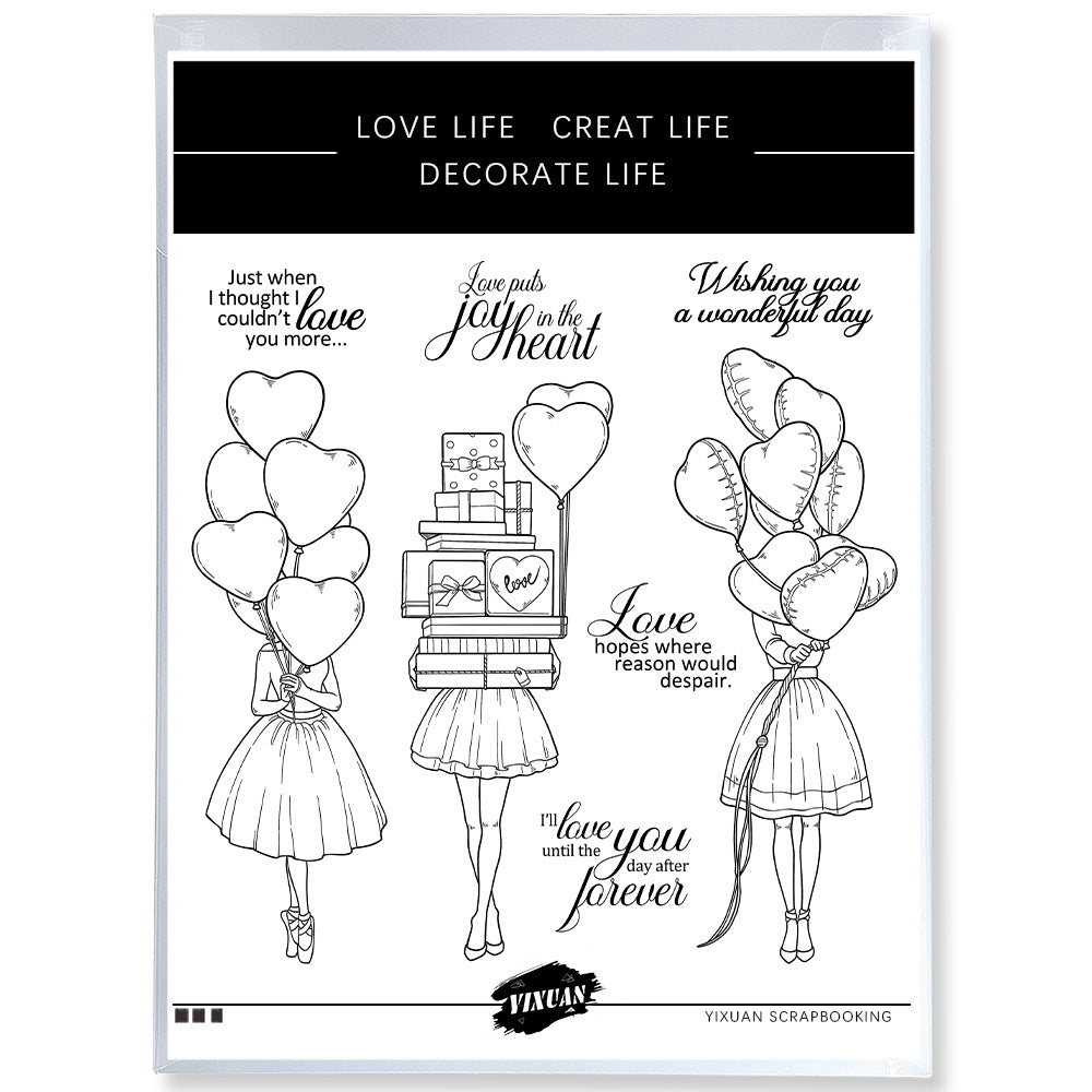 Valentine's Day Theme Dies & Stamps Set
