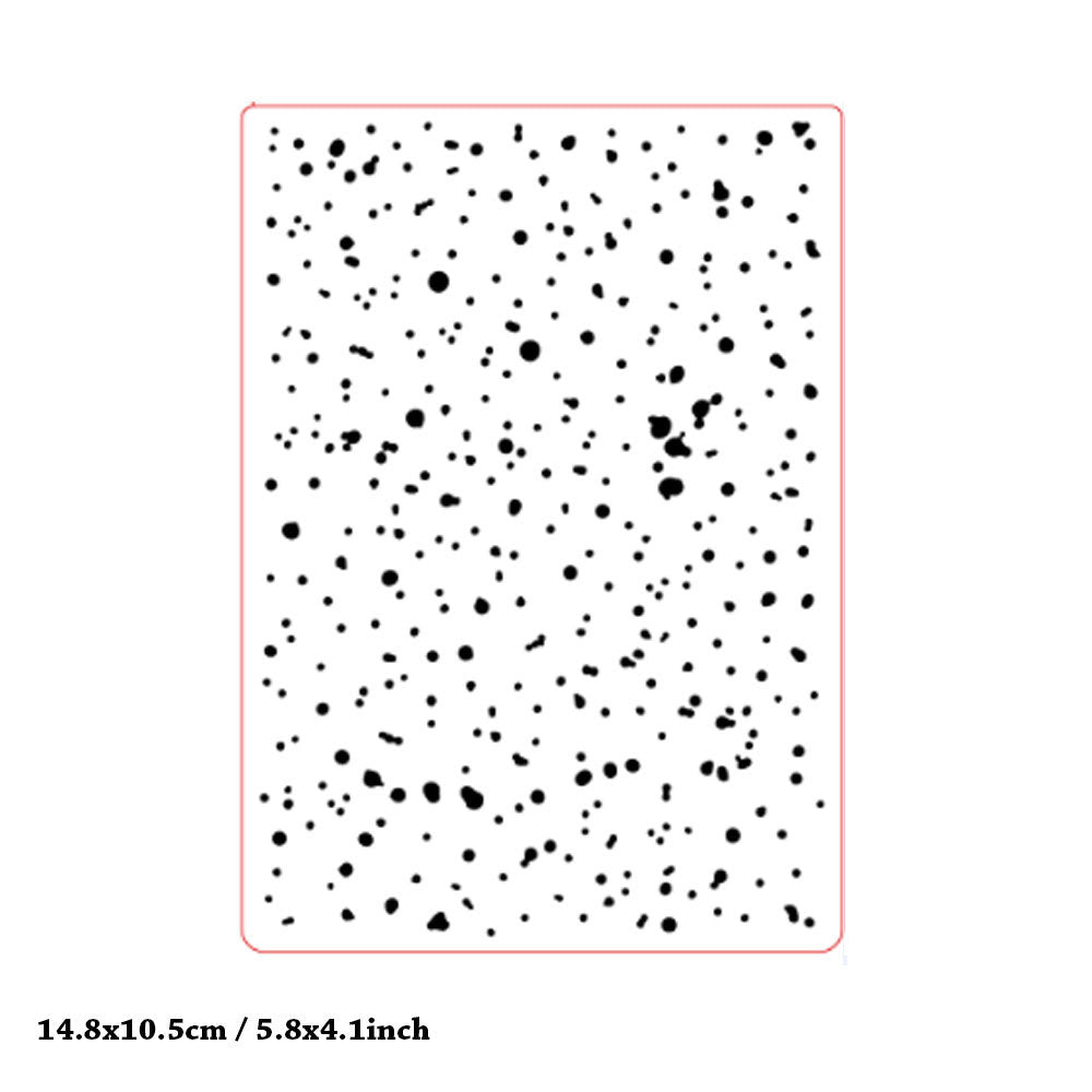 Dots Pattern Plastic Embossing Folder