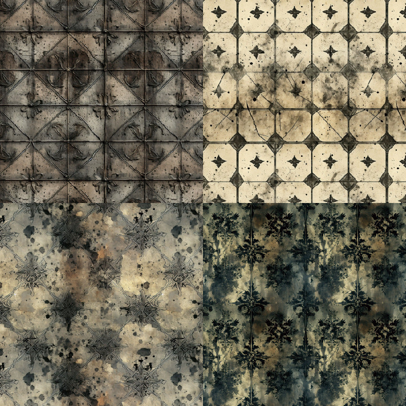 24PCS 6" Ancient Scrapbook Paper & Cardstock