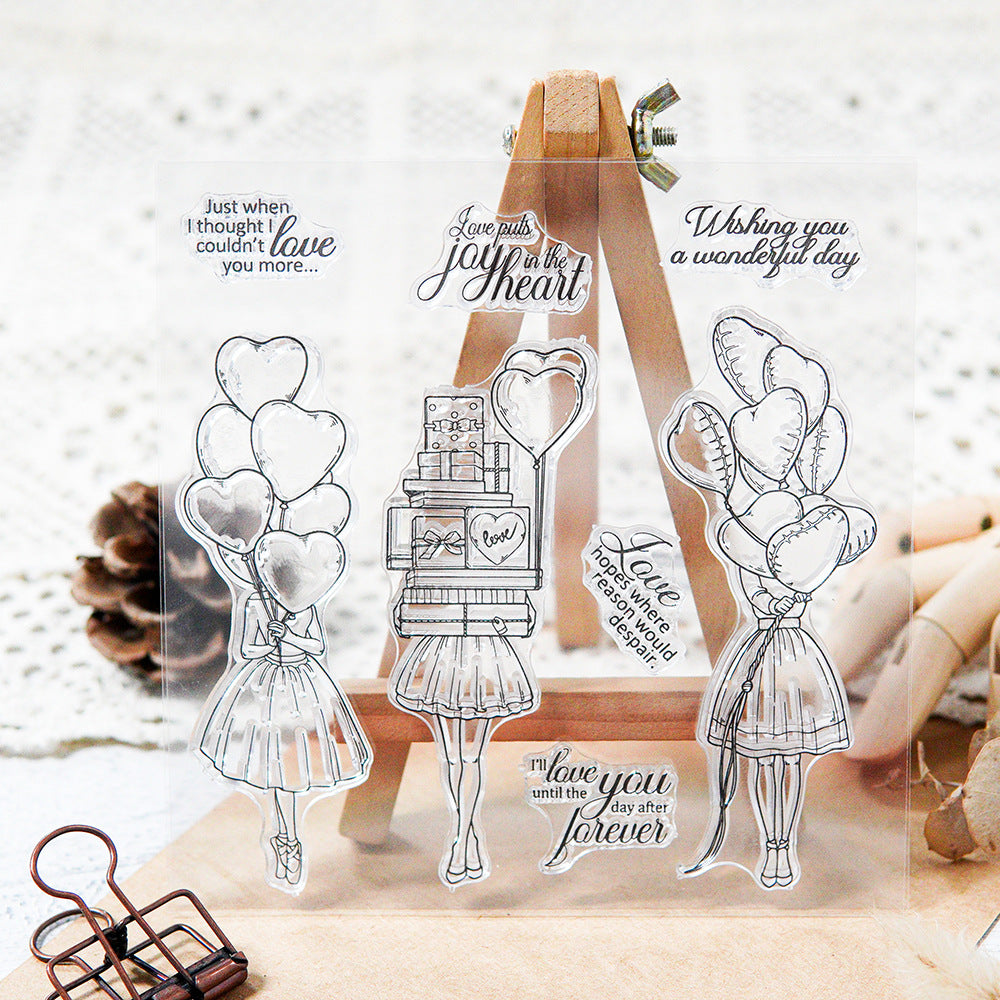 Valentine's Day Theme Dies & Stamps Set