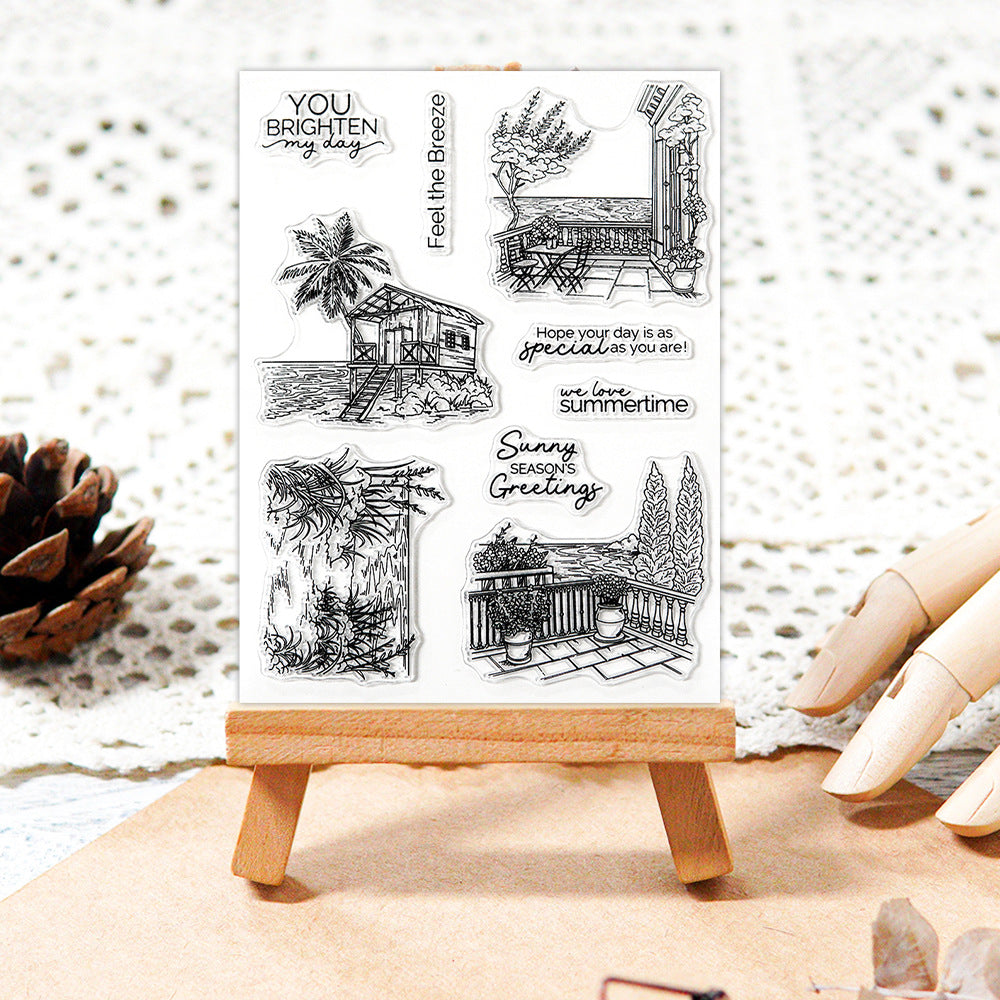 Seaside Scenery Clear Stamps