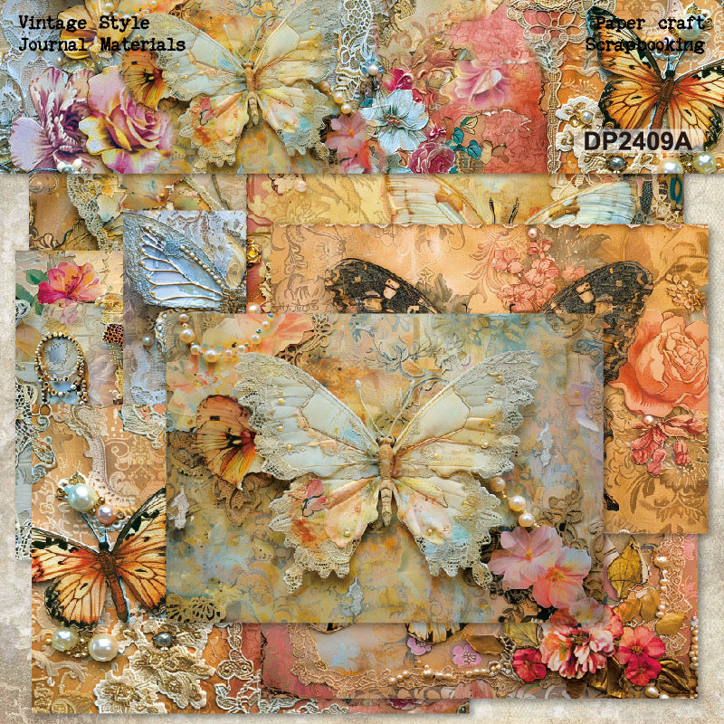 A5 Beautiful Butterfly Journal Scrapbook Paper