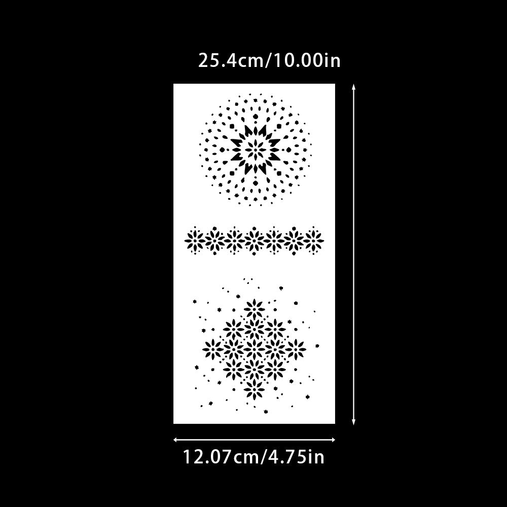 Flower Pattern DIY Painting Hollow Stencil