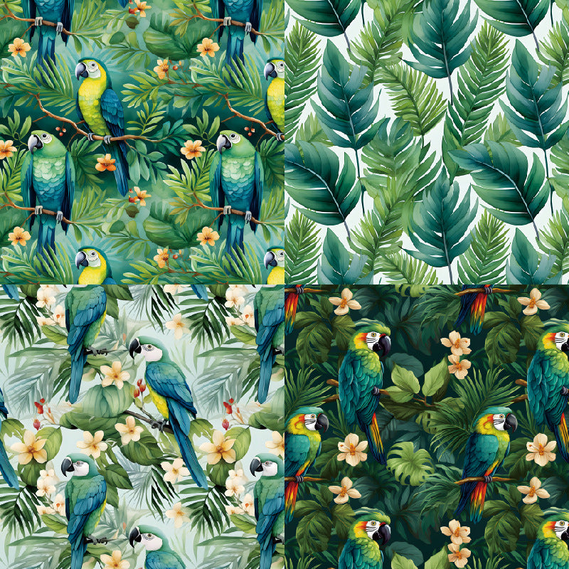 24PCS 6" Jungle Scrapbook Paper & Cardstock