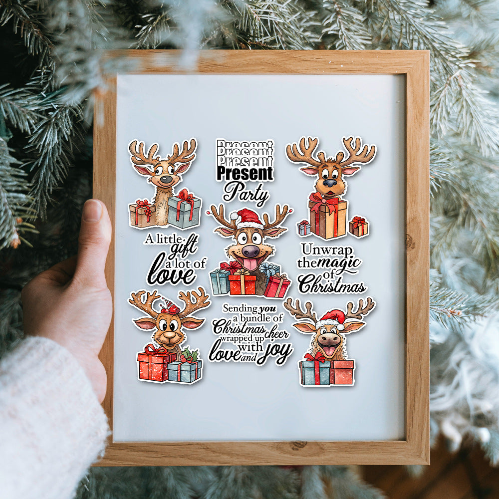 Christmas Deer Gifts Dies & Stamps Set