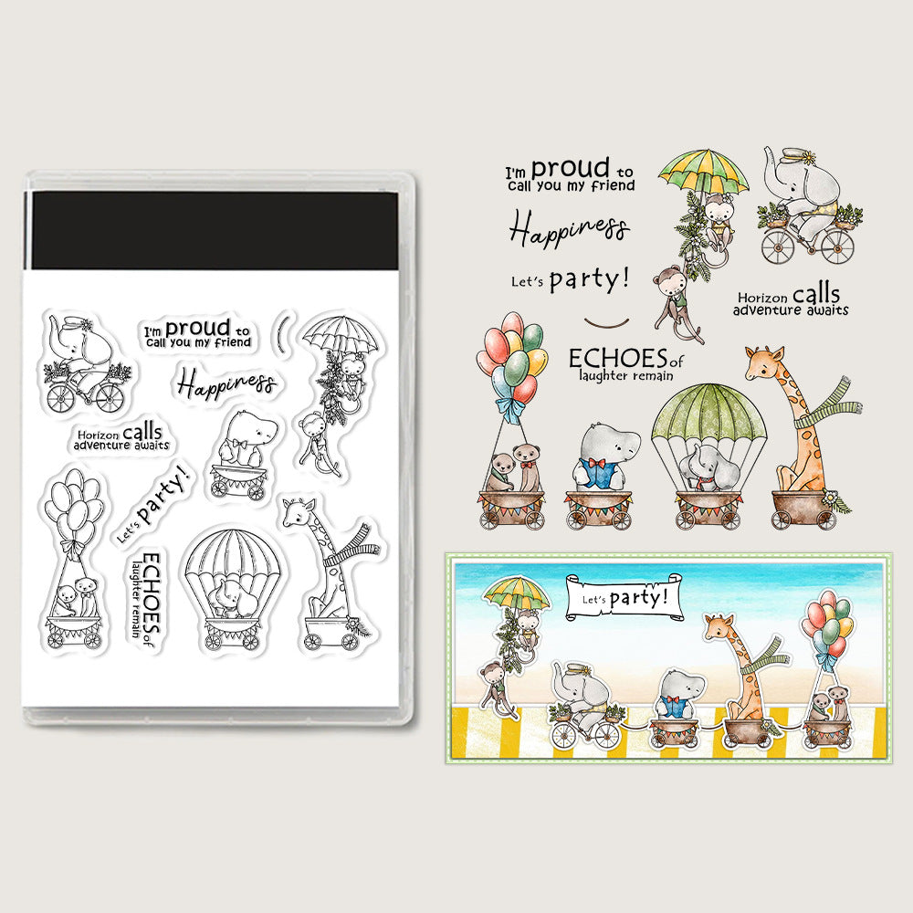 Animal Theme Clear Stamps