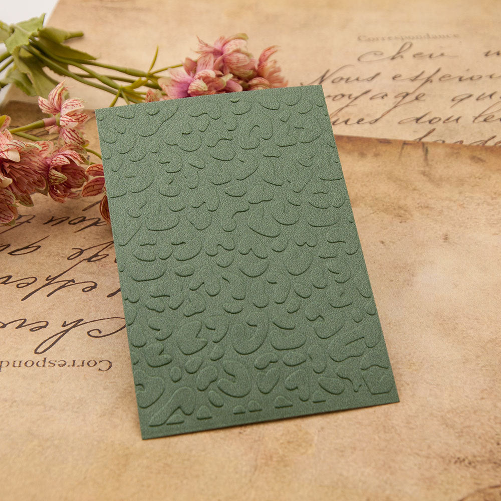 Heart Pattern Plastic Embossing Folder
