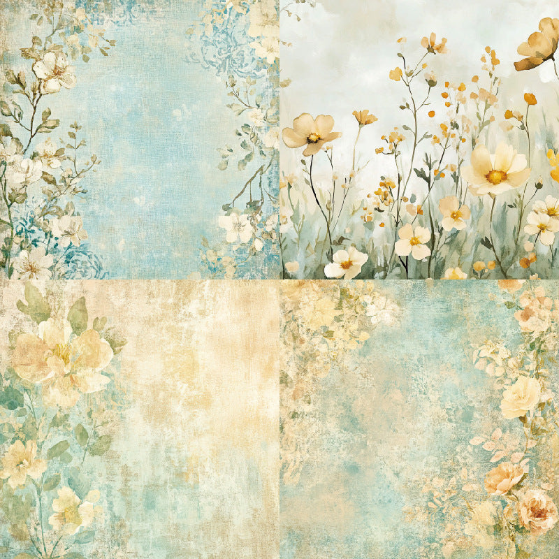 24PCS 6" Sunset Scrapbook Paper & Cardstock