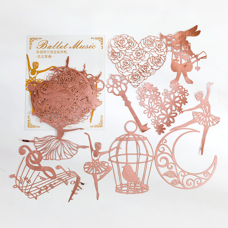 Hot Stamping Hollow Lace Paper