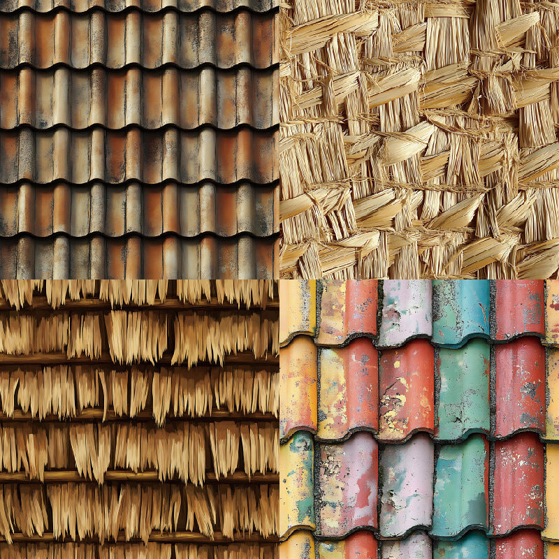 24PCS 6" Texture of Tiles Scrapbook Paper & Cardstock