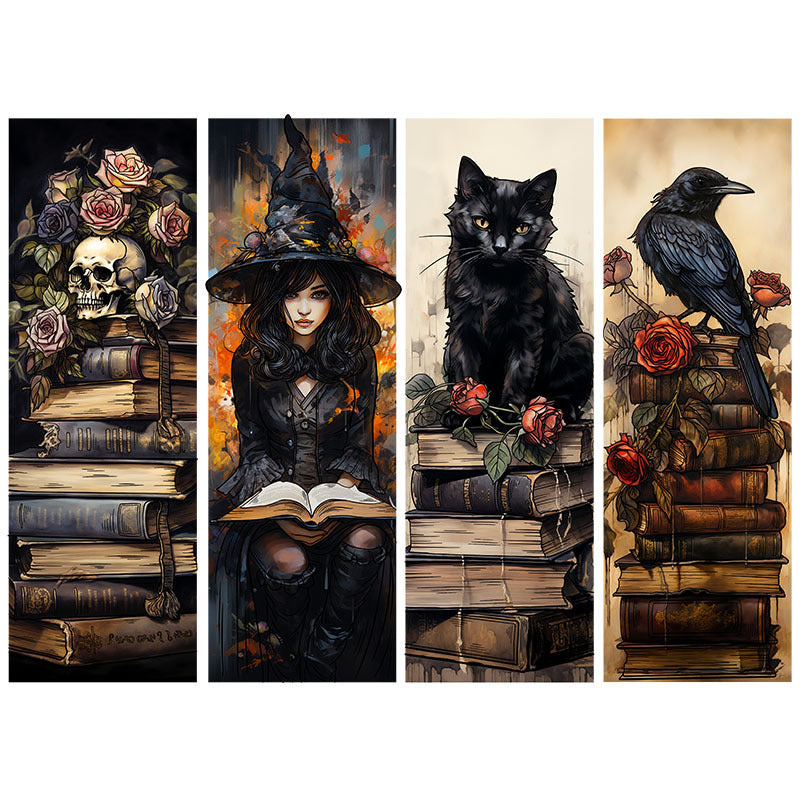 Halloween Elements Dies & Stamps Set