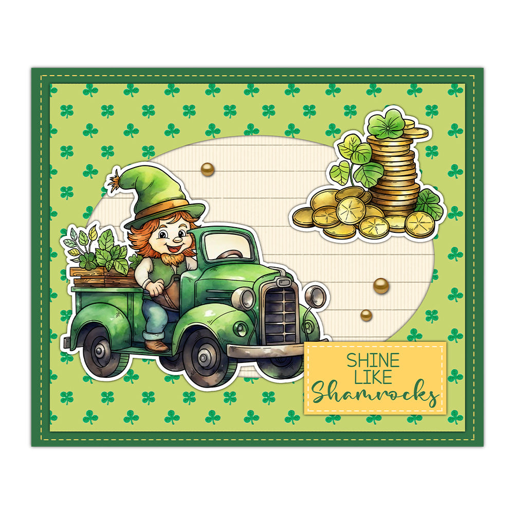 St. Patrick's Day Theme Dies & Stamps Set