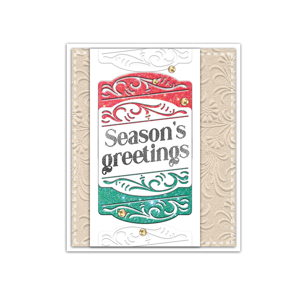 Christmas Greetings Dies & Stamps Set