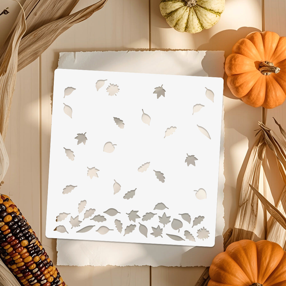 Leaves Background DIY Painting Hollow Stencil