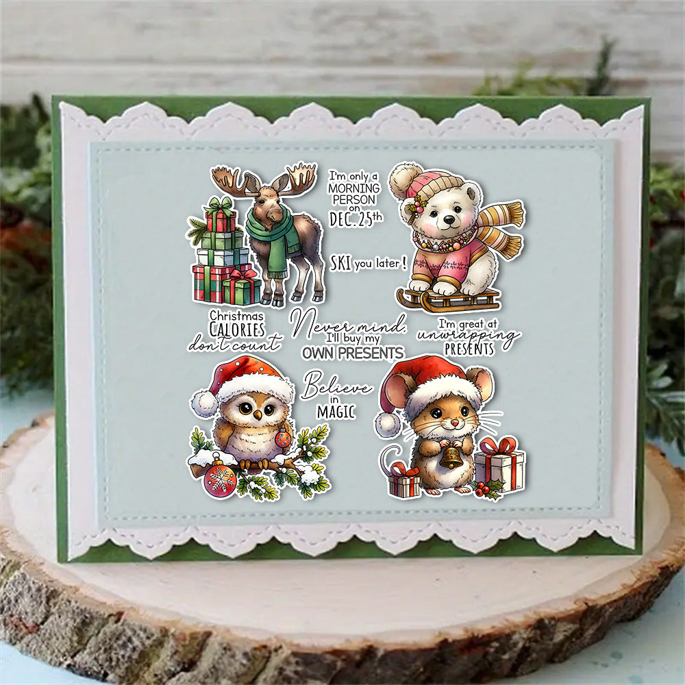 Christmas Animals Clear Stamps