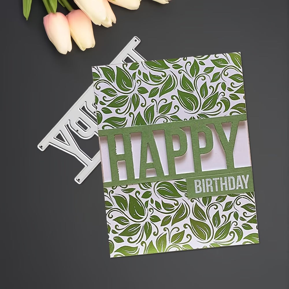 "HAPPY" Words Metal Cutting Dies