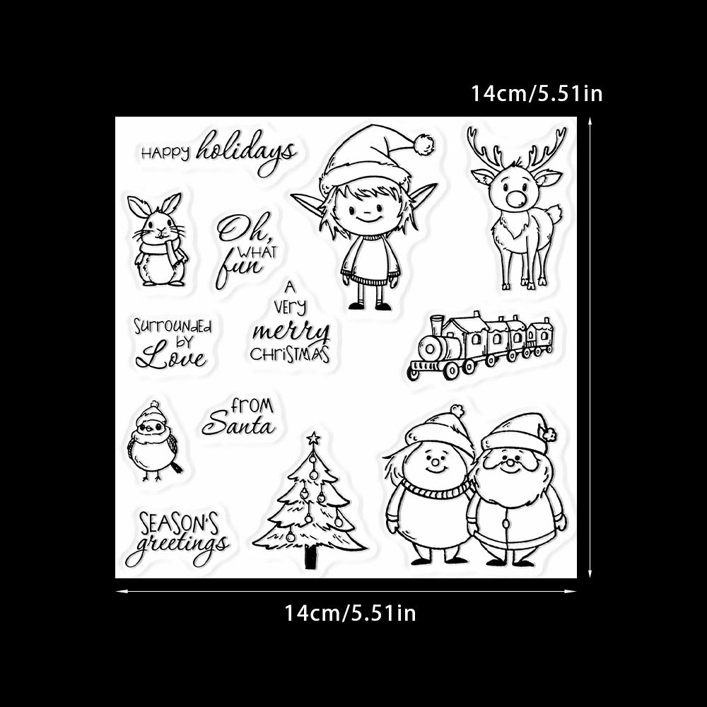 Winter Family Dies & Stamps Set