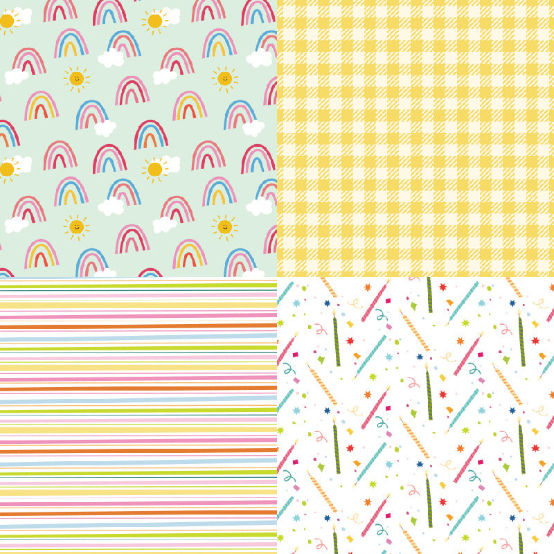 24PCS 6" Keep Growing Scrapbook Paper & Cardstock