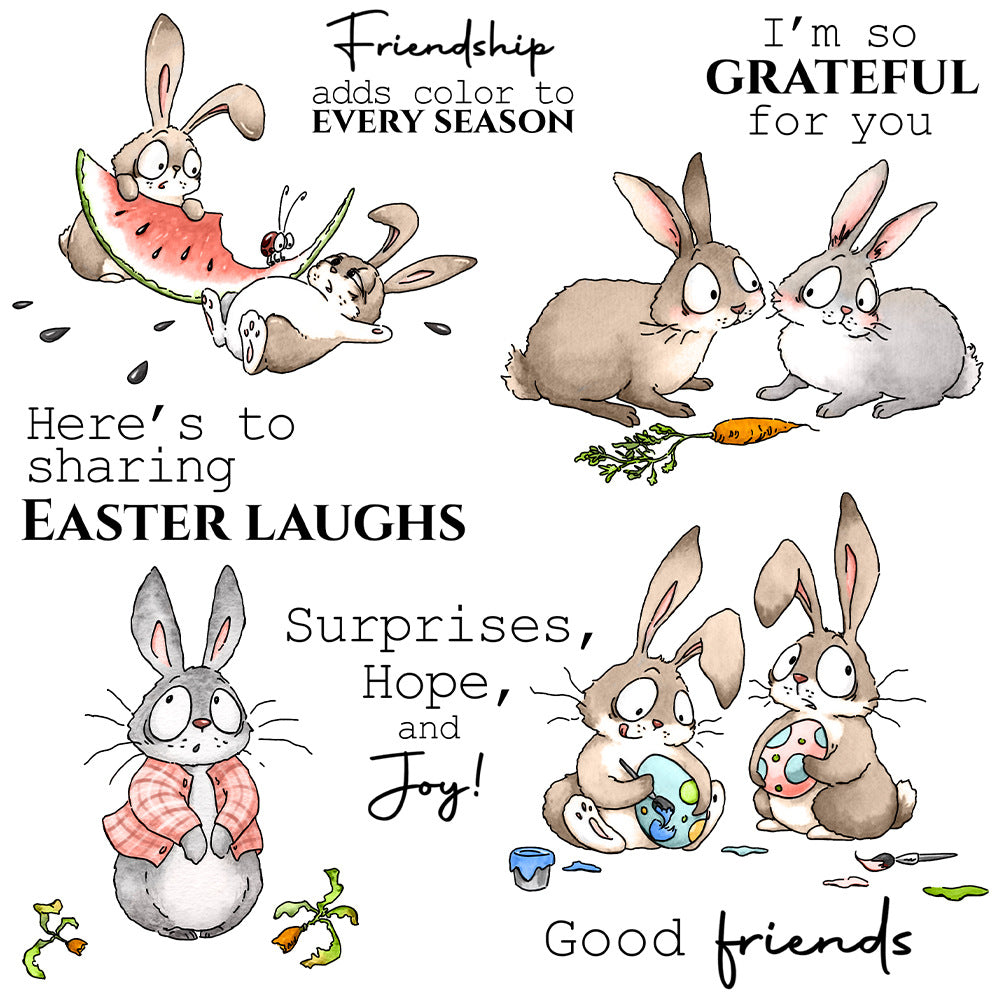 Easter Bunny Dies & Stamps Set