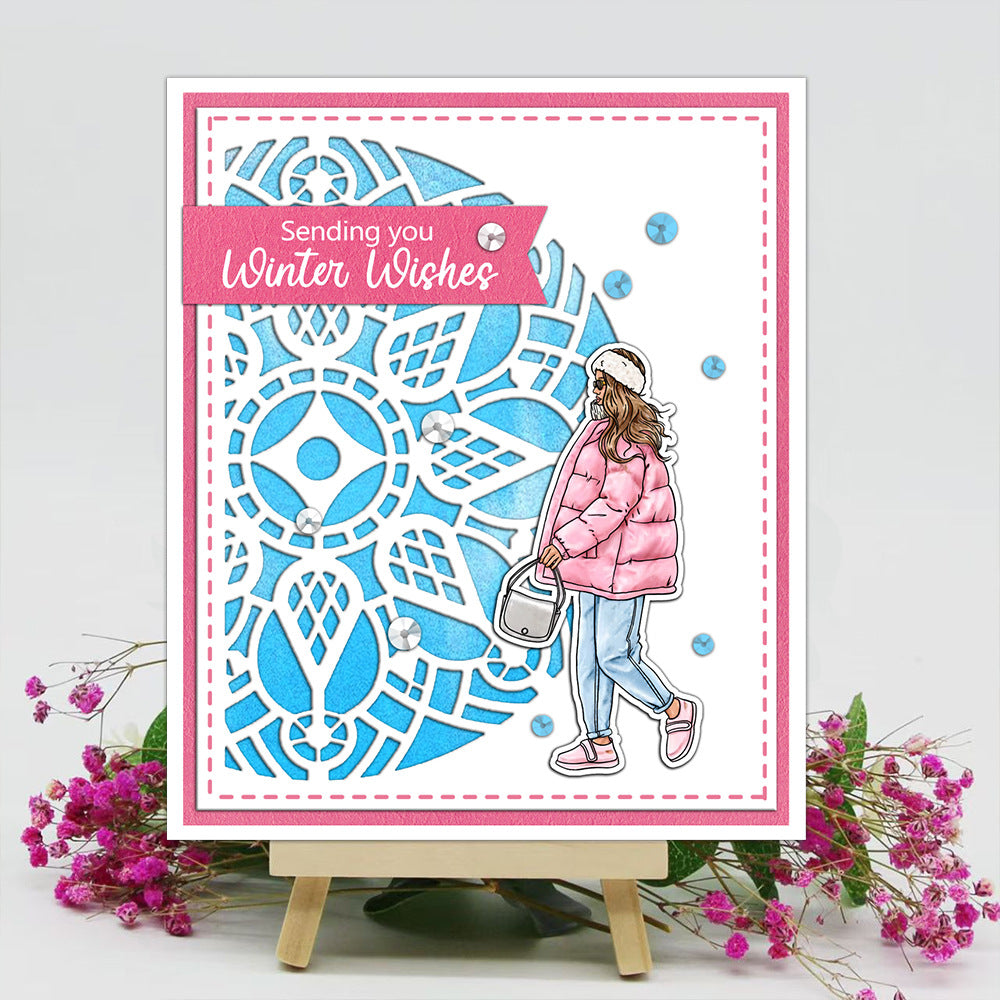 Winter Girls Dies & Stamps Set