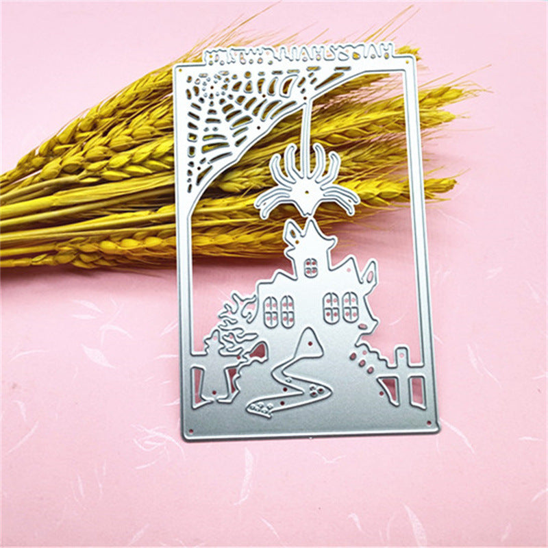 Halloween House Spider Metal Cutting Dies