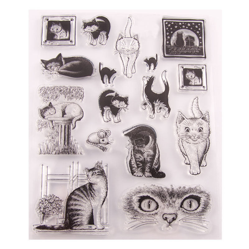 Cats Clear Stamps