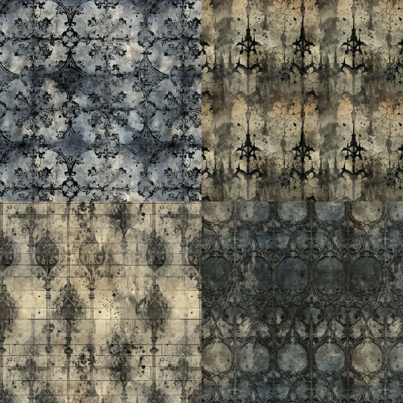 24PCS 6" Ancient Scrapbook Paper & Cardstock
