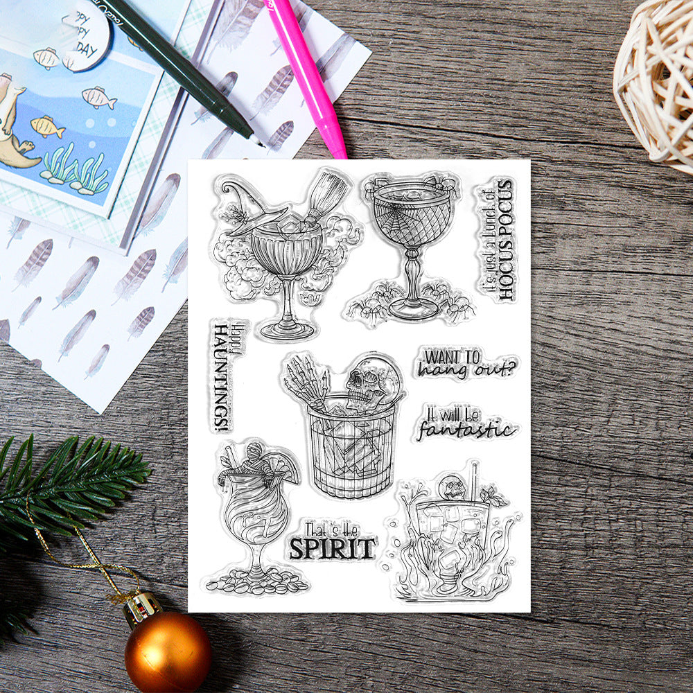 Halloween Goblet Dies & Stamps Set