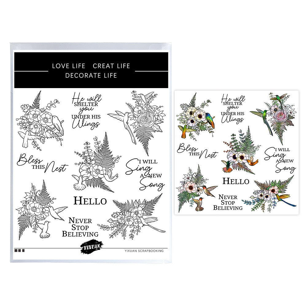 Floral Decorations Clear Stamps