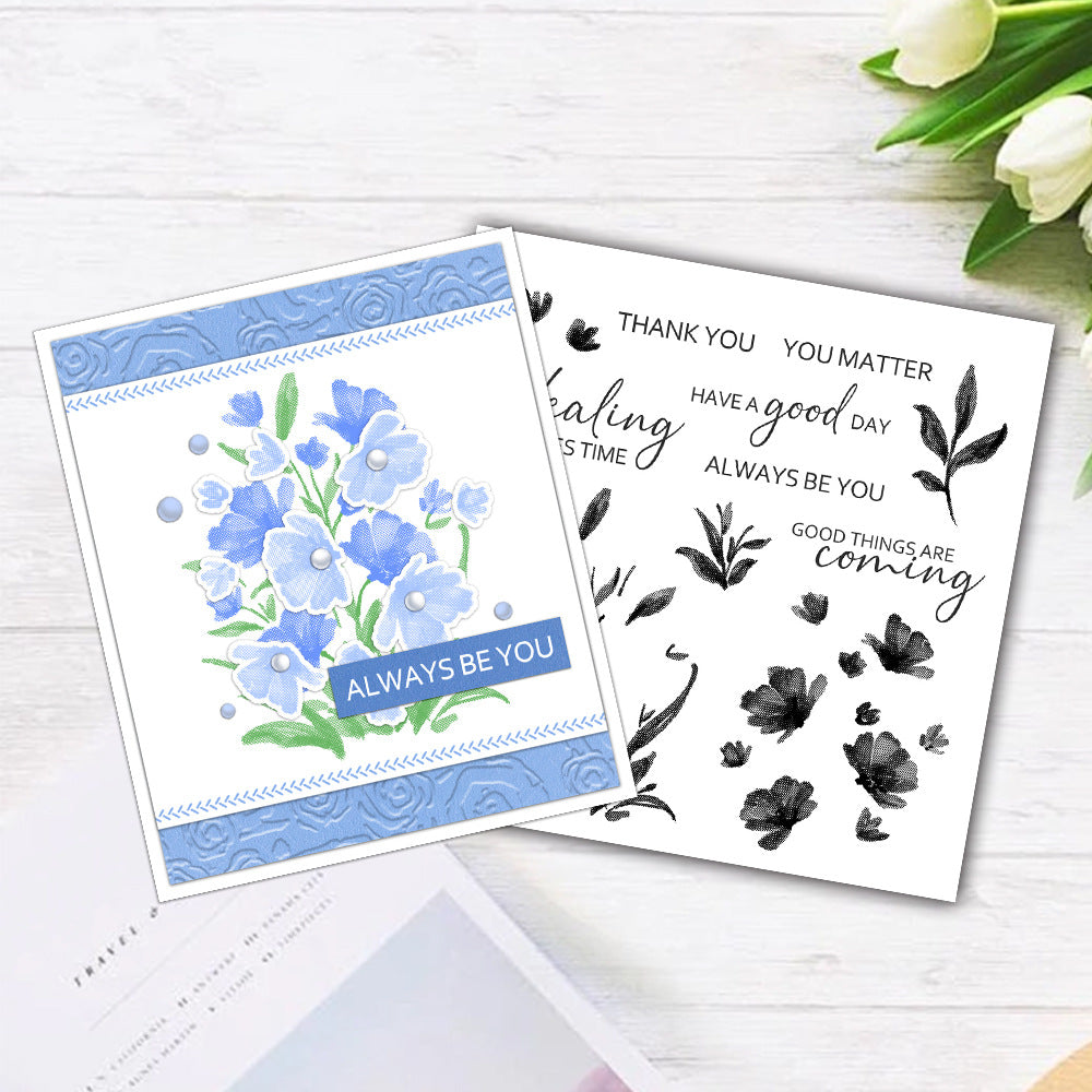 Flowers Pattern Dies & Stamps Set