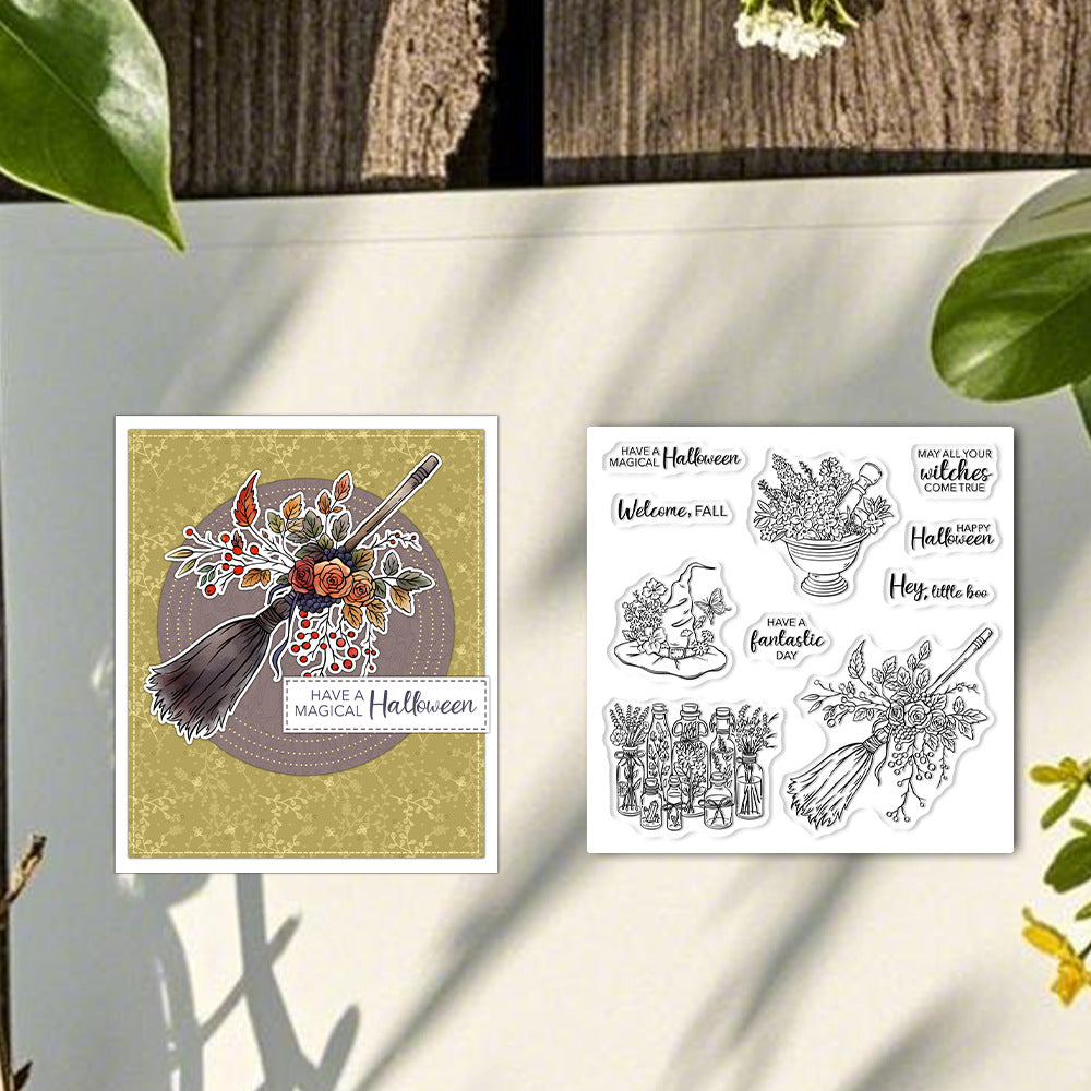 Halloween Elements Clear Stamps