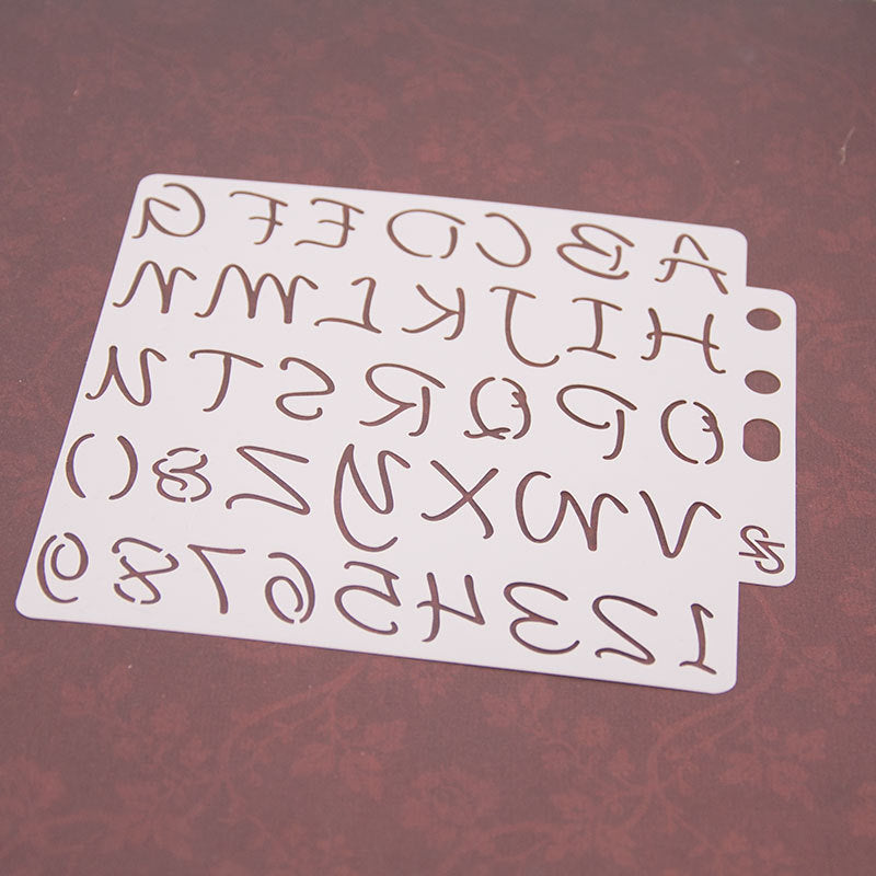 26 Alphabets DIY Hollow Stencil