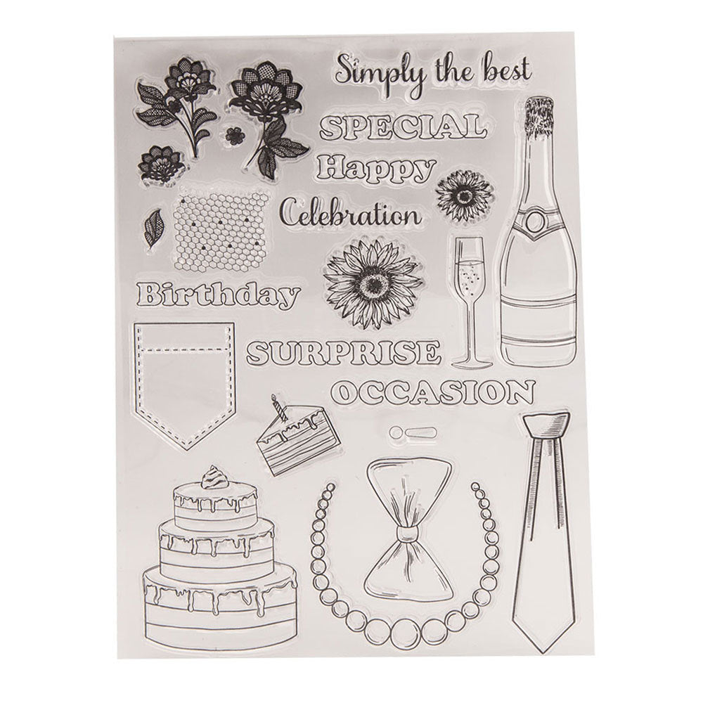 DIY Scrapbook Clear Stamps