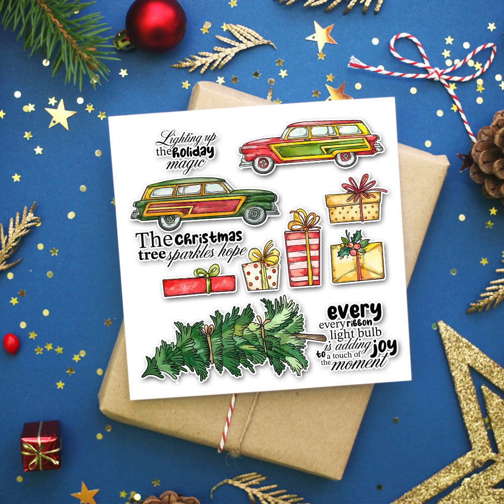 Christmas Elements Dies & Stamps Set