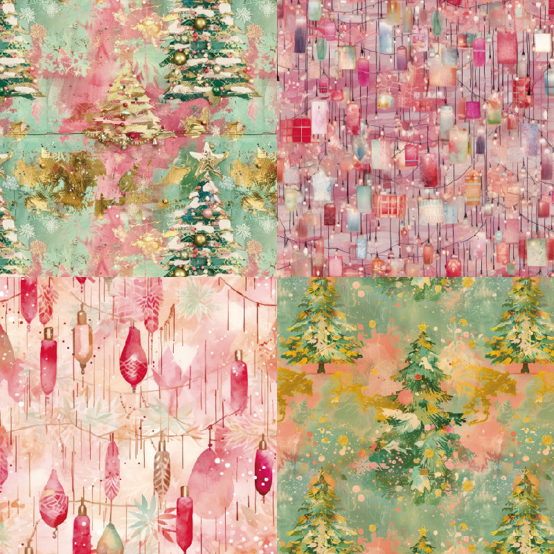 24PCS 6" Festival Decorations Scrapbook Paper & Cardstock